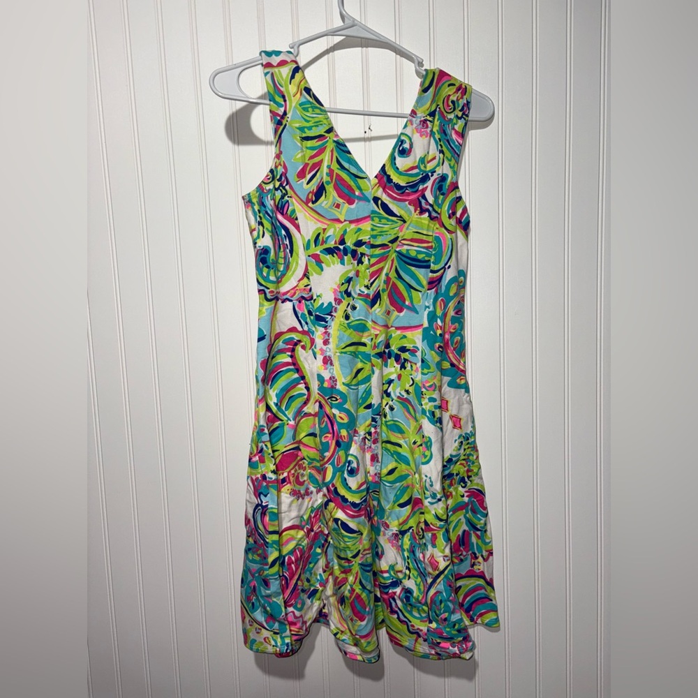 Lilly Pulitzer Vibrant Multicolor Sleeveless Dress| Size XS - Picture 4 of 4
